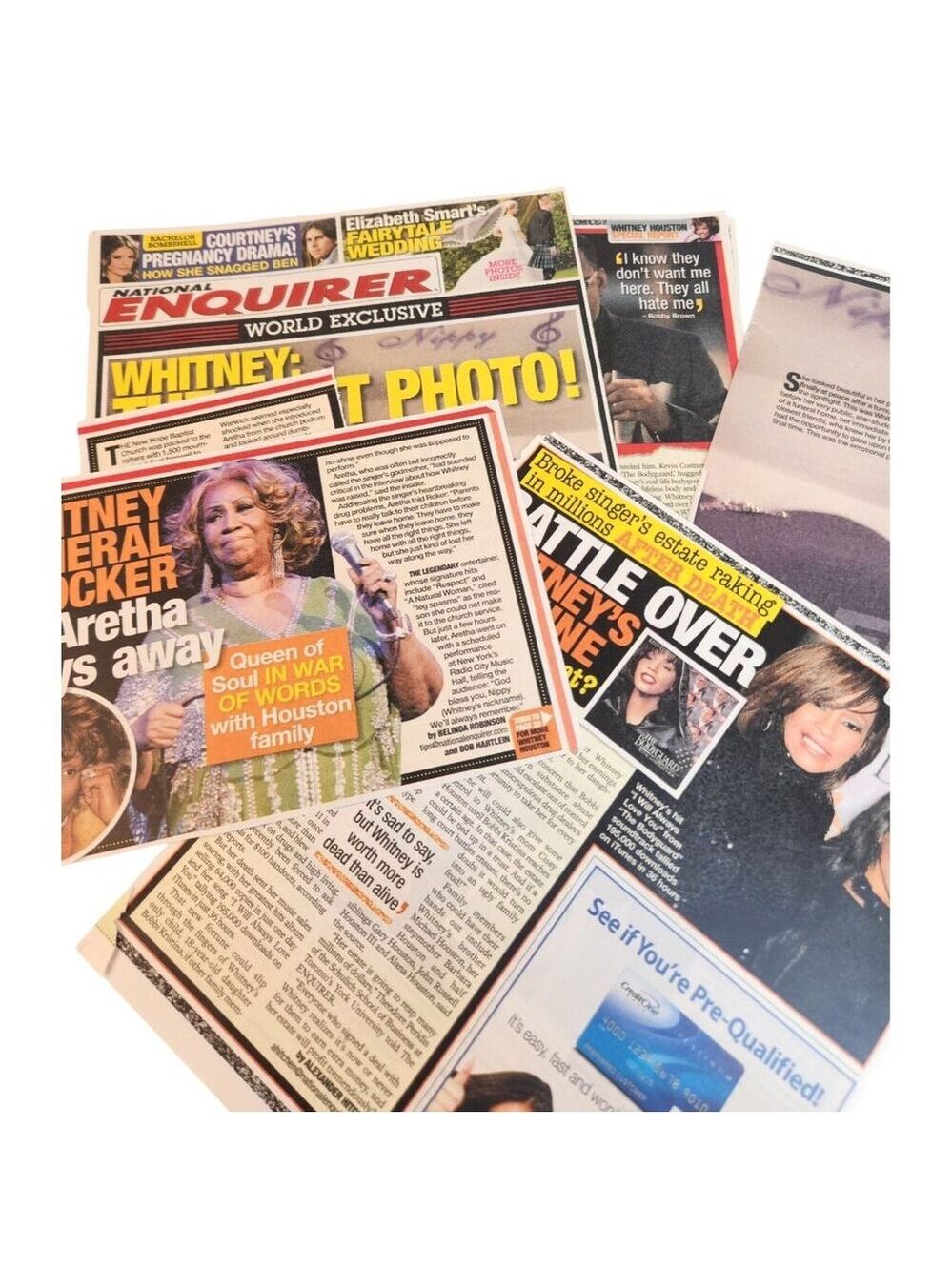 Whitney Houston Magazine Lot National Enquirer March 2012 Special Editions - Picture 3 of 6